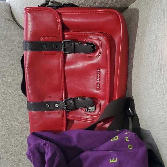 Ted Baker London Bags Ted Baker Red Messenger Bag Poshmark